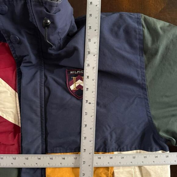 Vintage Tommy Hilfiger Colorblock Men's L Puffer Jacket - Picture 7 of 8